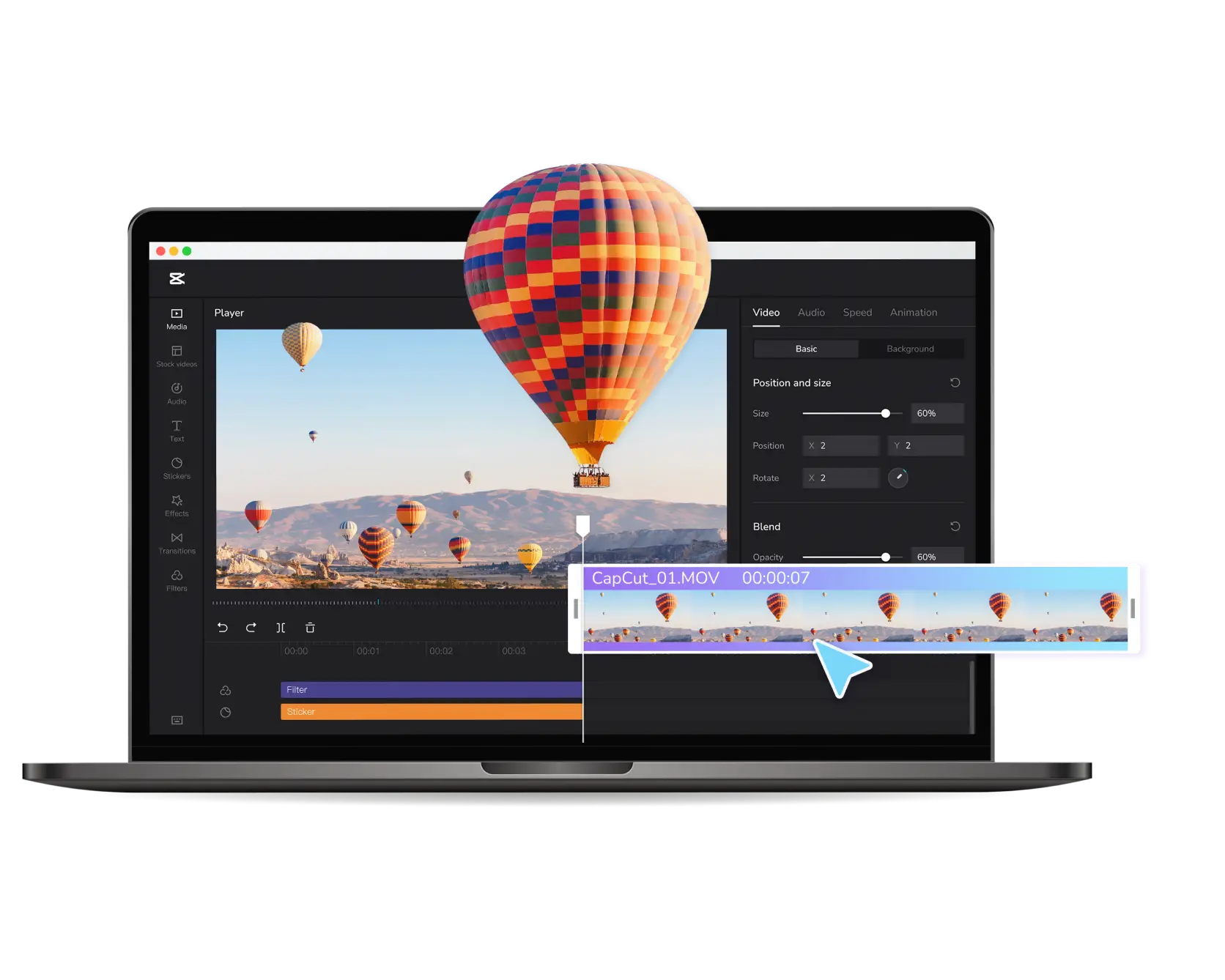 Frameflow Video Editor Interface